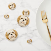 Lhasa Apso-hond 3D-geïnspireerd Confetti (Groep)