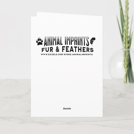 Lhasa Apso Hond in Santa Hat Kerstmis Kaart (Achterkant)