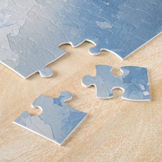 Lhasa Apso Hond in Sledge Laat het Sneeuw Kerstmis Legpuzzel (Zijkant)