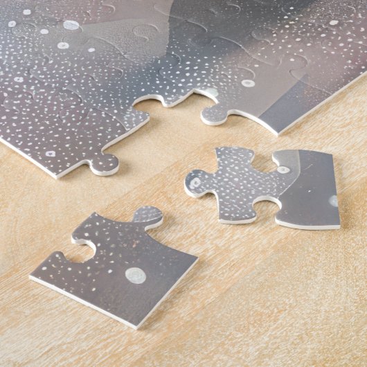 Lhasa Apso Hond Kerstfeest Legpuzzel (Zijkant)