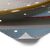 Lhasa Apso Hond Kerstfeest Poster (Hoek)