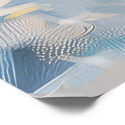 Lhasa Apso Hond Rijden Motorfiets Kerstmis Poster (Hoek)