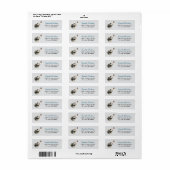 Lhasa Apso-hond Vlinder Wonder Etiket (Full Sheet)