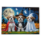 Lhasa Apso Honden Pompoen Halloween Grappig Groot Cadeauzakje (Achterkant)