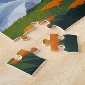 Lhasa Apso Honden Pompoen Halloween Grappig Legpuzzel (Zijkant)