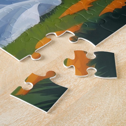 Lhasa Apso Honden Pompoen Halloween Grappig Legpuzzel (Zijkant)