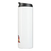 Lhasa Apso Hondenras Geo Silhouette Multi Thermosbeker (Geroteerd rechts)