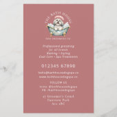 Lhasa Apso Hondenverzorging Prijslijst Flyer - Roz (Achterkant)