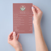 Lhasa Apso Hondenverzorging Prijslijst Flyer - Roz (Hand)