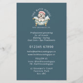 Lhasa Apso Hondenverzorging Prijslijst Flyer - Tea (Achterkant)