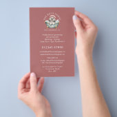 Lhasa Apso Hondenverzorging Promotie Flyer - Roze (Hand)