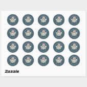 Lhasa Apso Hondenverzorging Sticker Vellen | Teal (Vel)