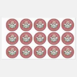Lhasa Apso Hondenverzorging Waterdichte Sticker Ve