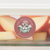 Lhasa Apso Hondenverzorging Waterdichte Sticker Ve (Aangebracht)