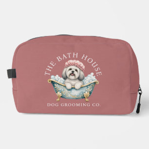 Lhasa Apso Hondenverzorgingskit Tas   Stof Roze