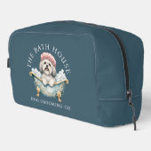 Lhasa Apso Hondenverzorgingskit Tas | Teal (Rechterhoek)