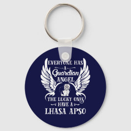 Lhasa Apso-hondenvoogd Sleutelhanger