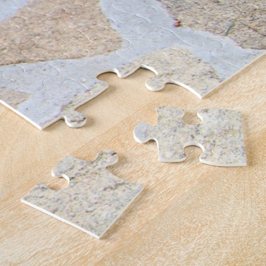 Lhasa Apso in een tuin Legpuzzel (Zijkant)