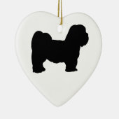 Lhasa Apso Keramisch Ornament (Rechts)