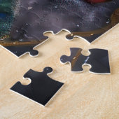 Lhasa Apso Kerst Feestelijke Periode Legpuzzel (Zijkant)