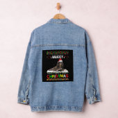Lhasa Apso - kerstboom lichte Pajama-kersthond Denim Jacket (Hangar)