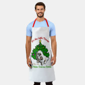 Lhasa Apso kerstcadeaus Schort (Gedragen)