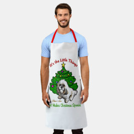 Lhasa Apso kerstcadeaus Schort