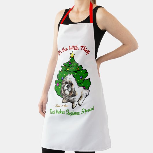 Lhasa Apso kerstcadeaus Schort (Insitu)