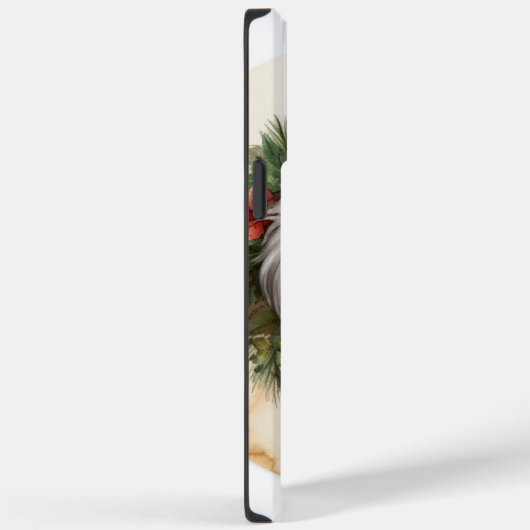 Lhasa Apso Kerstkrans feestelijke pup Case-Mate iPhone Case (Achterkant / Rechts)