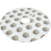 Lhasa Apso Kerstkrans feestelijke pup Kerstboom Rok (Gekanteld)