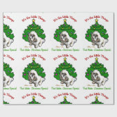 Lhasa Apso Kerstmis Cadeaupapier (Vlak)