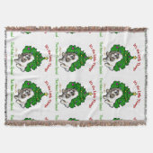 Lhasa Apso Kerstmis Deken (Voorkant)