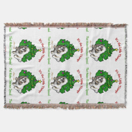 Lhasa Apso Kerstmis Deken