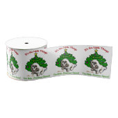Lhasa Apso Kerstmis Grosgrain Lint (Spoel)
