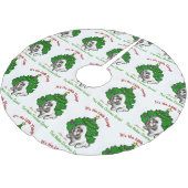 Lhasa Apso Kerstmis Kerstboom Rok (Gekanteld)