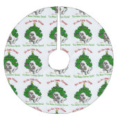 Lhasa Apso Kerstmis Kerstboom Rok (Voorkant)