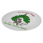 Lhasa Apso Kerstmis Snijplank (Hoek)