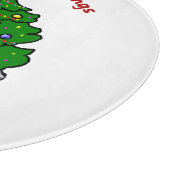 Lhasa Apso Kerstmis Snijplank (Hoek)