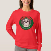Lhasa Apso Kerstmis T-shirt (Voorkant)