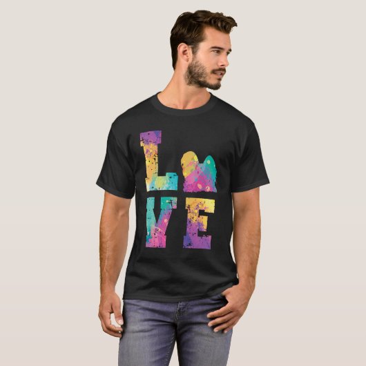 Lhasa Apso Love T-shirt (Voorkant volledig)