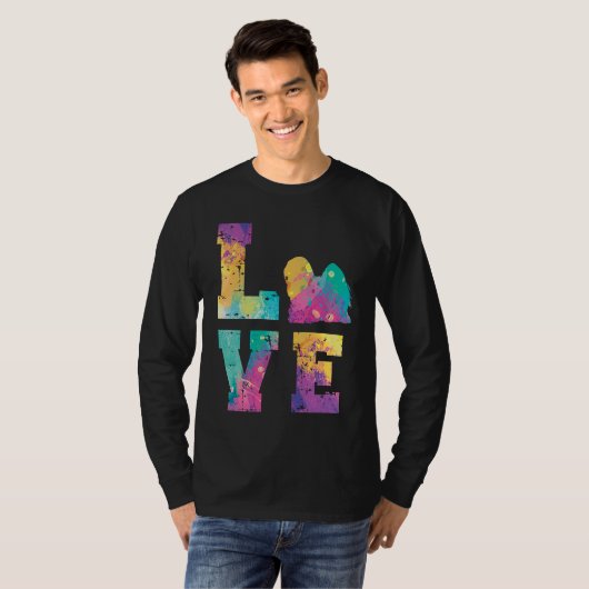 Lhasa Apso Love T-shirt (Voorkant volledig)