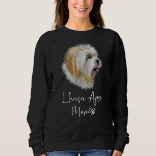 Lhasa Apso mam Cute Puppy Dog Eigenaar Lhasa Apso Trui