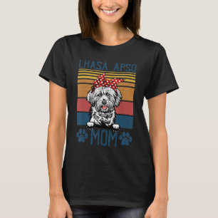 Lhasa Apso Moeder Hond Mama Moederdag 1 T-shirt