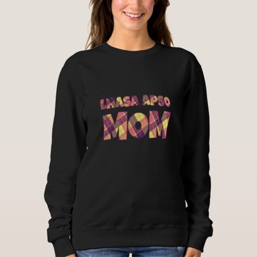 Lhasa Apso Moeder Langharige Lhasa Hond Hondenras  Trui (Voorkant)