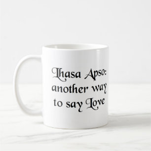 lhasa apso - mok koffie