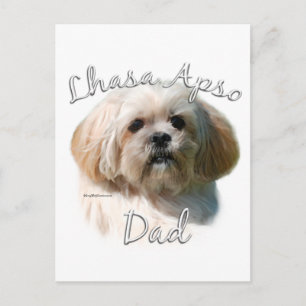 Lhasa Apso Pap 2 Briefkaart