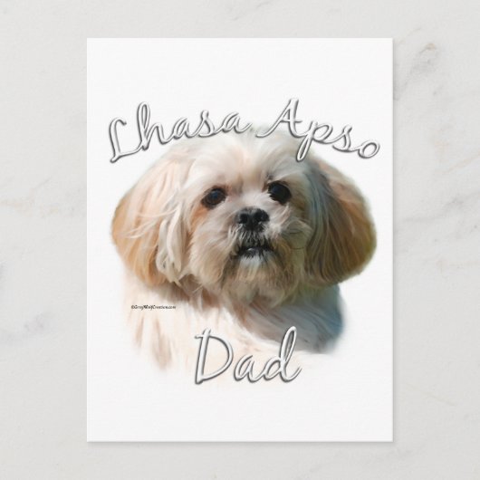 Lhasa Apso Pap 2 Briefkaart (Voorkant)