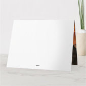 Lhasa Apso Puppy Herfst Verrukking Pompoen Kaart (Achterkant)