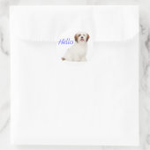 Lhasa Apso Puppy Hond Sticker / Label (Tas)