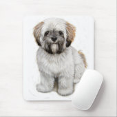 Lhasa apso Puppy mousemat Muismat (Met muis)